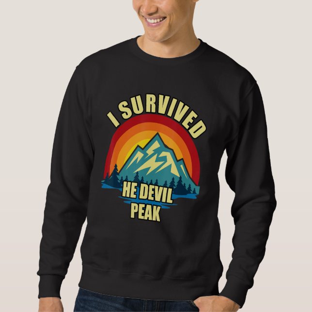 or He Devil Hiking Mountian Climbing Sweatshirt (Vorderseite)