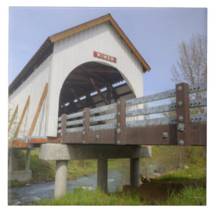OR, Jackson County, McKee Covered Bridge Fliese