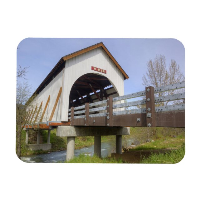 OR, Jackson Landkreis, McKee Covered Bridge Magnet (Horizontal)