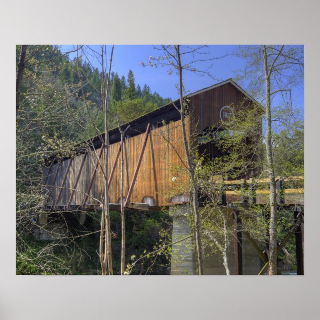 OR, Jackson Landkreis, McKee Covered Bridge Poster (Vorne)