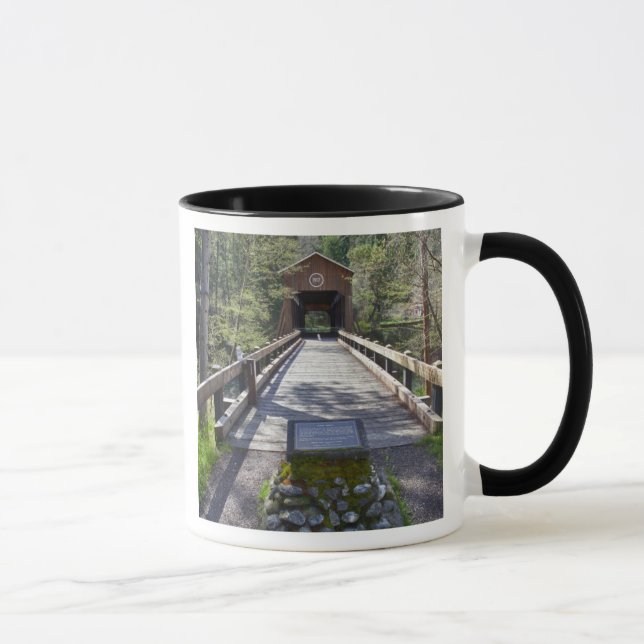 OR, Jackson Landkreis, McKee Covered Bridge Tasse (Rechts)