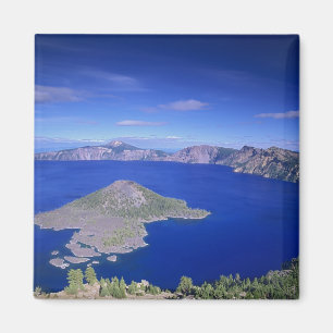 OR, Krater Lake NP, Wizard Island und Krater Magnet