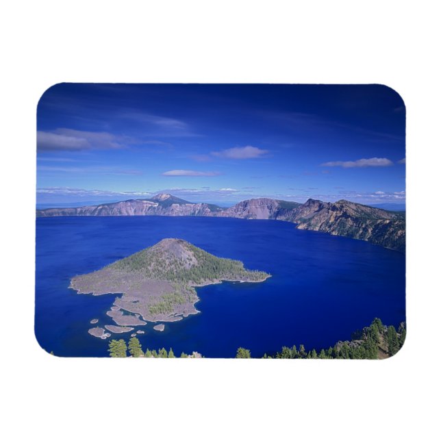 OR, Krater Lake NP, Wizard Island und Krater Magnet (Horizontal)
