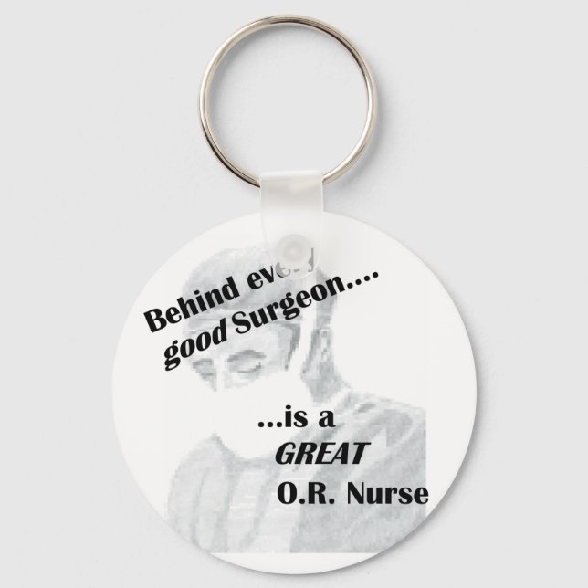 OR Nurse Schlüsselanhänger (Vorderseite)