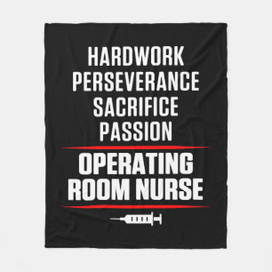 OR Operating Room Nurwork Hardwork Nursing RN Fleecedecke