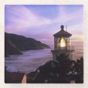 OR, Oregon Coast, Heceta Head Lighthouse on Glasuntersetzer