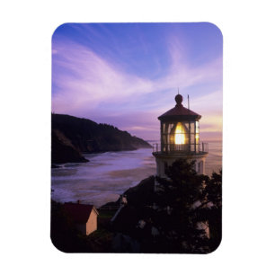 OR, Oregon Coast, Heceta Head Lighthouse on Magnet