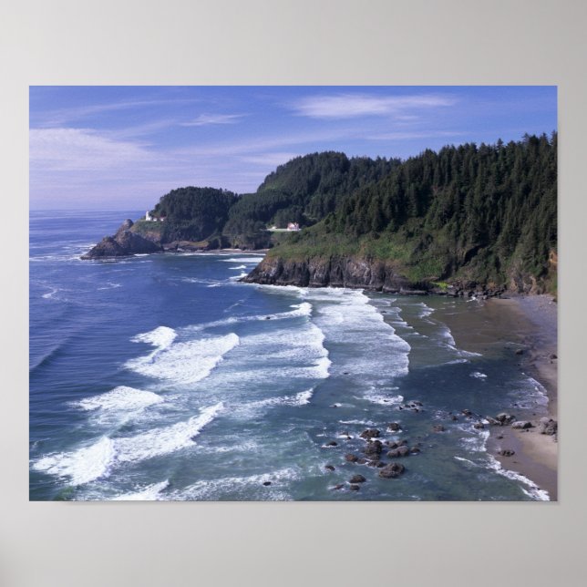 OR, Oregon Coast, Heceta Head Lighthouse on Poster (Vorne)