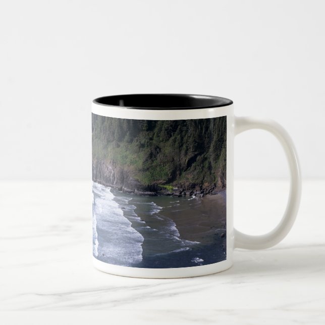 OR, Oregon Coast, Heceta Head Lighthouse, on Zweifarbige Tasse (Rechts)