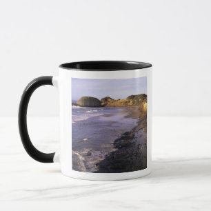 OR, Oregon Coast, Newport, Küstenlinie am Siegel Tasse