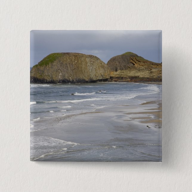 OR, Oregon Coast, Siegel Rock Staat Park, Button (Vorderseite)
