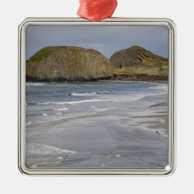 OR, Oregon Coast, Siegel Rock Staat Park, Silbernes Ornament (Vorne)