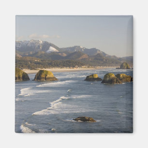 OR, Oregon-Küste, Ecola State Park, Blick auf 2 Magnet