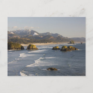 OR, Oregon-Küste, Ecola State Park, Blick auf 2 Postkarte