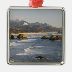 OR, Oregon-Küste, Ecola State Park, Blick auf 2 Silbernes Ornament