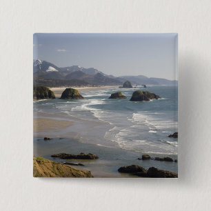 OR, Oregon-Küste, Ecola State Park, Blick auf Button