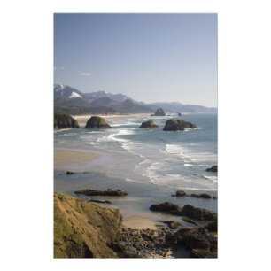 OR, Oregon-Küste, Ecola State Park, Blick auf Fotodruck