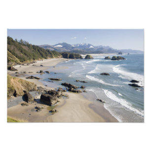 OR, Oregon-Küste, Ecola State Park, Crescent 2 Fotodruck