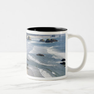 OR, Oregon-Küste, Ecola State Park, Crescent 2 Zweifarbige Tasse