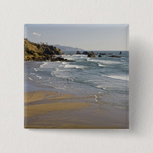 OR, Oregon-Küste, Ecola State Park, Indianer Button