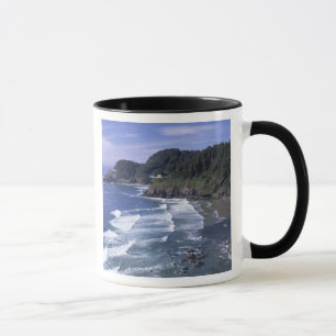 OR, Oregon-Küste, Heceta Head Leuchtturm, auf Tasse