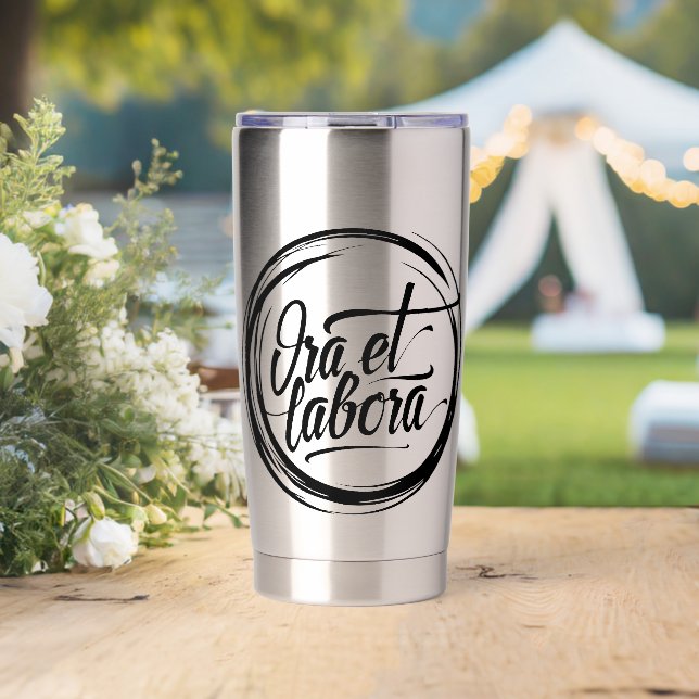 Ora et labora thermobecher (Hochzeit (gedreht))