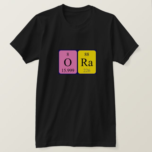 Ora Periodenname Shirt (Design vorne)