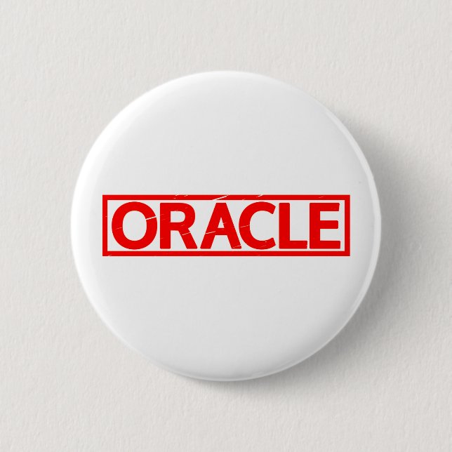 Oracle-Briefmarke Button (Vorderseite)