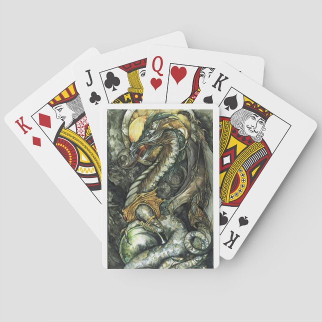 Oracle Dragon Spielkarten (Rückseite)