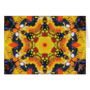 Oracle-Kaleidoskop-Gruß-Karte