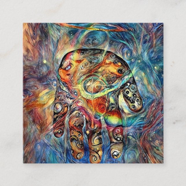 Oracle Quadratische Visitenkarte (Vorderseite)