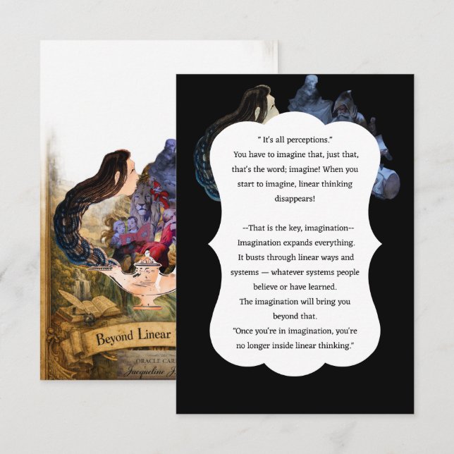 Oracle Spiritual Insight Wisdom Karte (Vorne/Hinten)