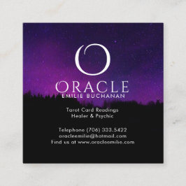 Oracle und psychische Visitenkarten Quadratische Visitenkarte