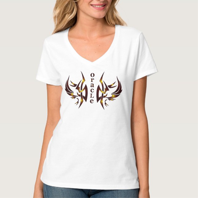 Oracle Women V-Ausschnitt T-Shirt (Vorderseite)