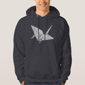 Oragami Kran zerstört Hoodie