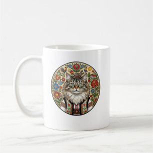 Orakel des Morgens: Balkanische Volkskunst Sibiris Kaffeetasse