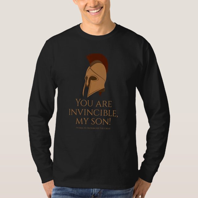 Orakel von Delphi zu Alexander der Große Sie sind T-Shirt (Vorderseite)