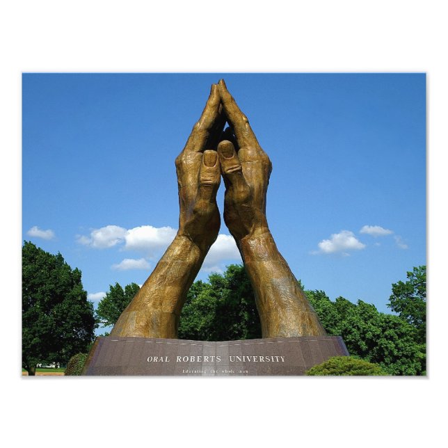 Oral Roberts University Praying Hands Fotodruck (Vorne)
