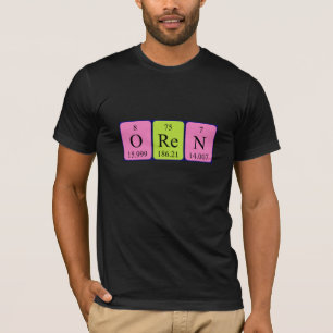 Orales Periodenname-Shirt T-Shirt