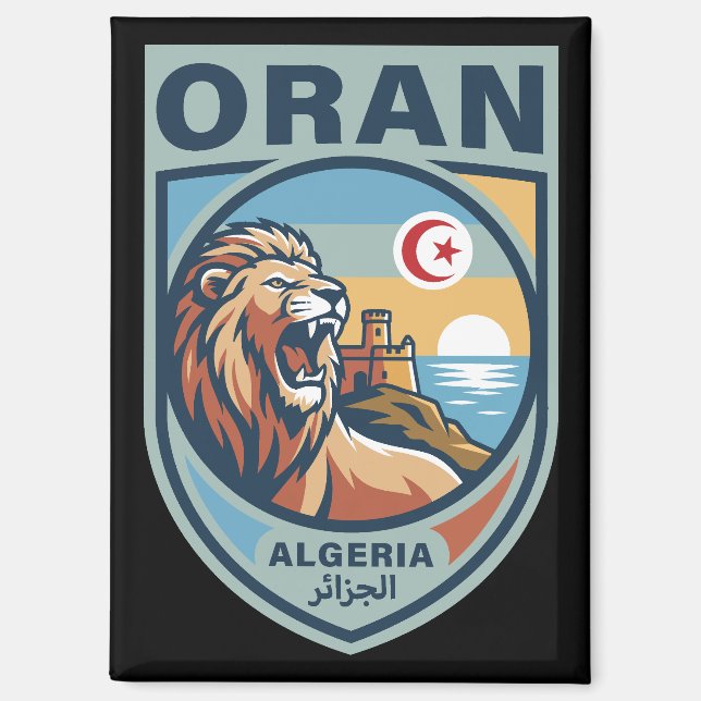 Oran Algeria North Africa Magnet (Vorderseite)