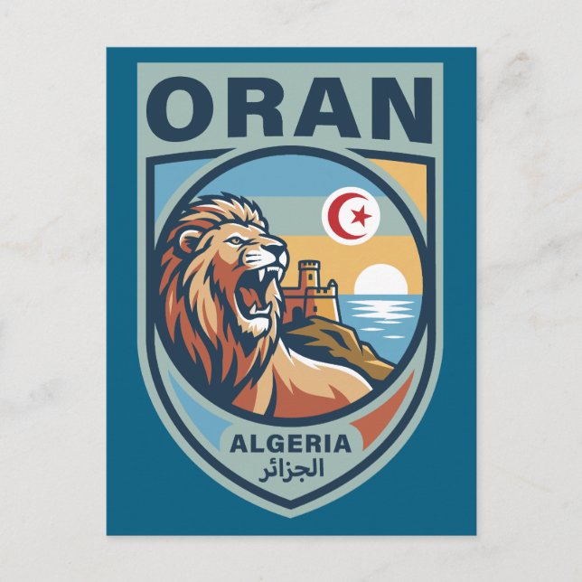 Oran Algeria North Africa Postkarte (Vorderseite)