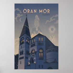 Oran Mor Glasgow Reiseplakat Poster