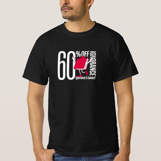 orance Typografie Herren Schwarzes Wert T-Shirt (Vorderseite)