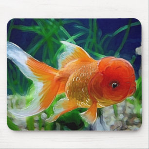 Oranda Goldfisch Mousepad