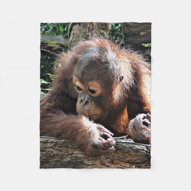 Orang Baby Fleecedecke (Vorderseite)