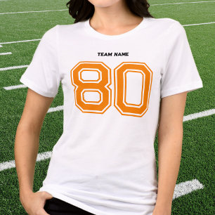 Orang Sports Team Individuelle Name, Spielernummer Tri-Blend Shirt