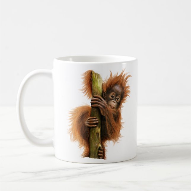 Orang-Utan 11 Unze-Klassiker-Tasse Tasse (Links)