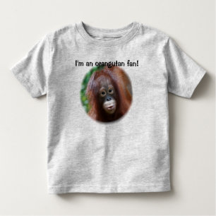 Orang-Utan Fan Kleinkind T-shirt