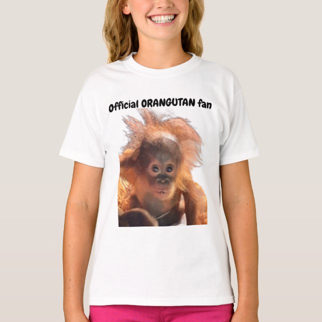 Orang-Utan Fan T-Shirt (Vorderseite)