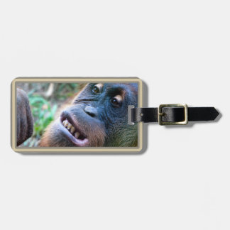 Orang-Utan Foto-Gepäck etikettiert #4 Gepäckanhänger